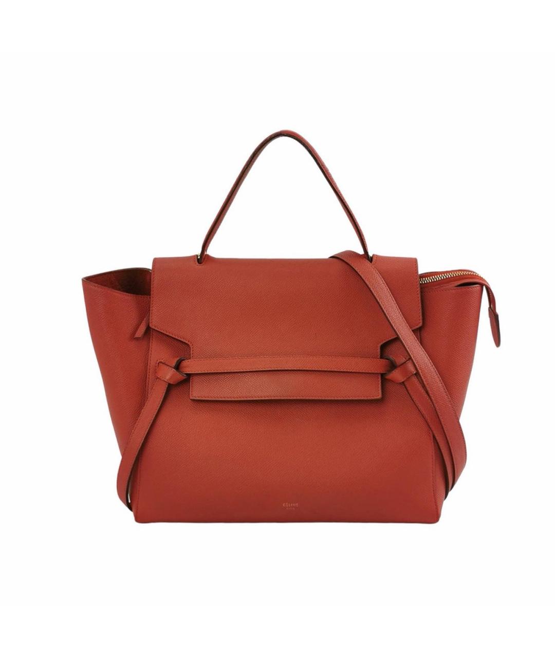 CELINE Красная сумка через плечо, фото 5