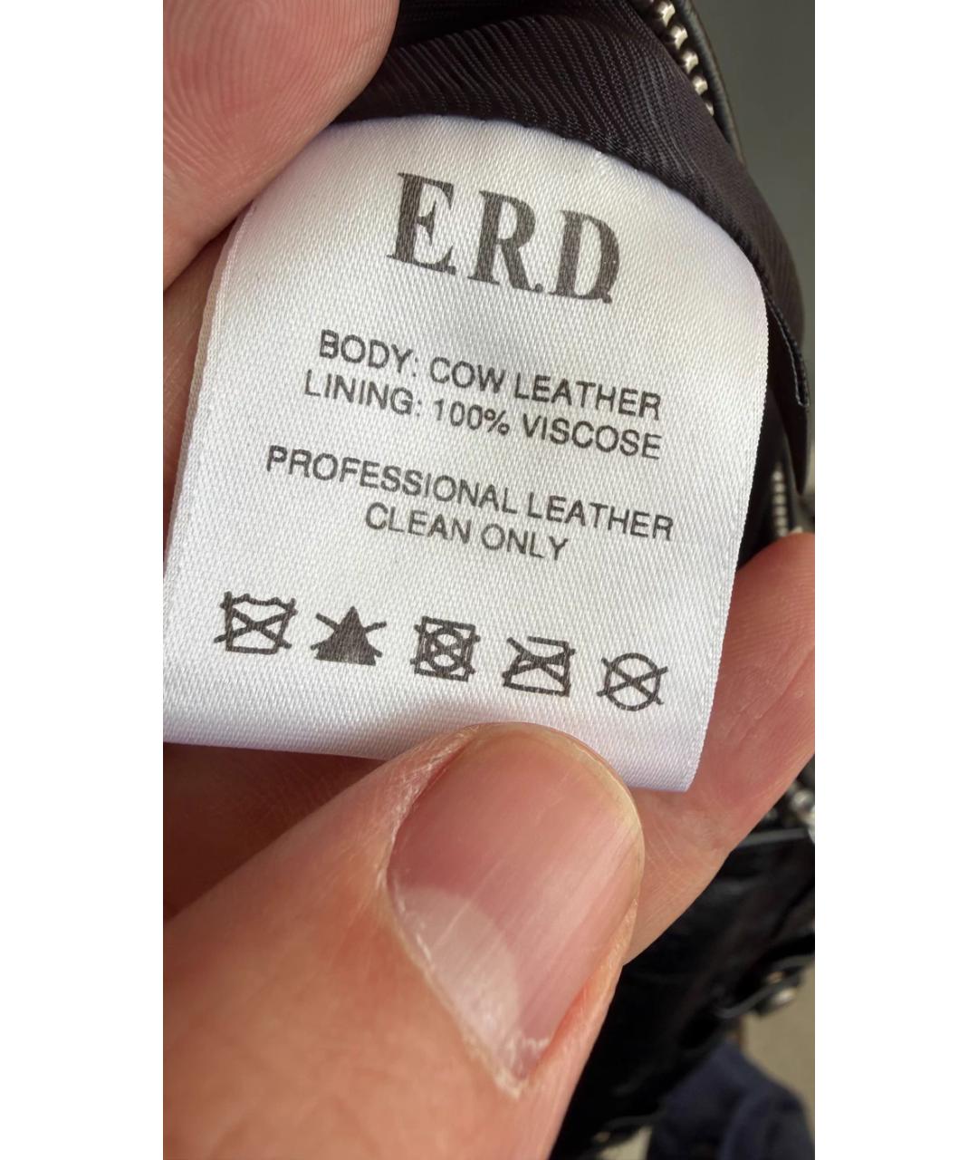 Enfants Riches Déprimés Черная кожаная куртка, фото 5