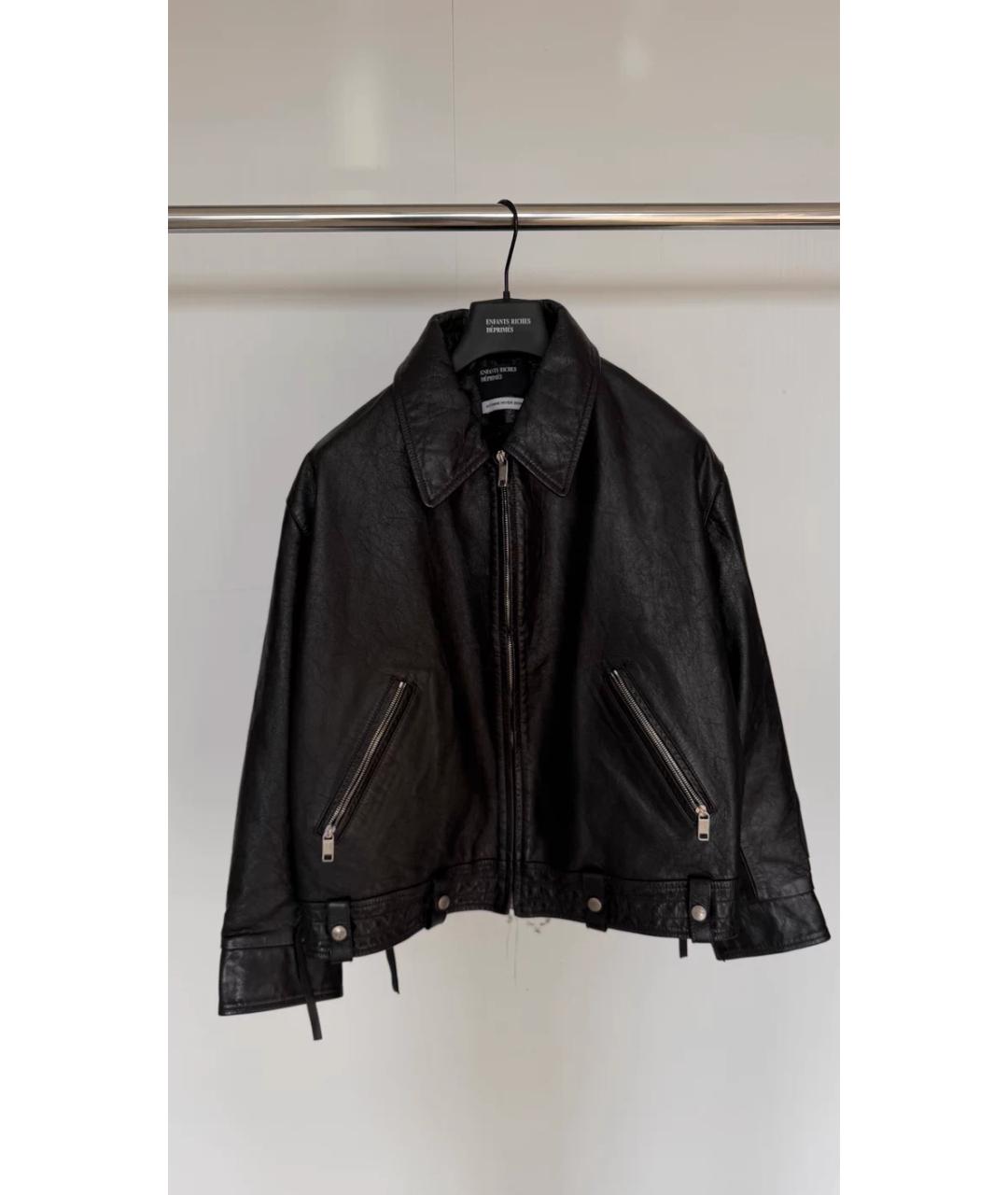 Enfants Riches Déprimés Черная кожаная куртка, фото 7