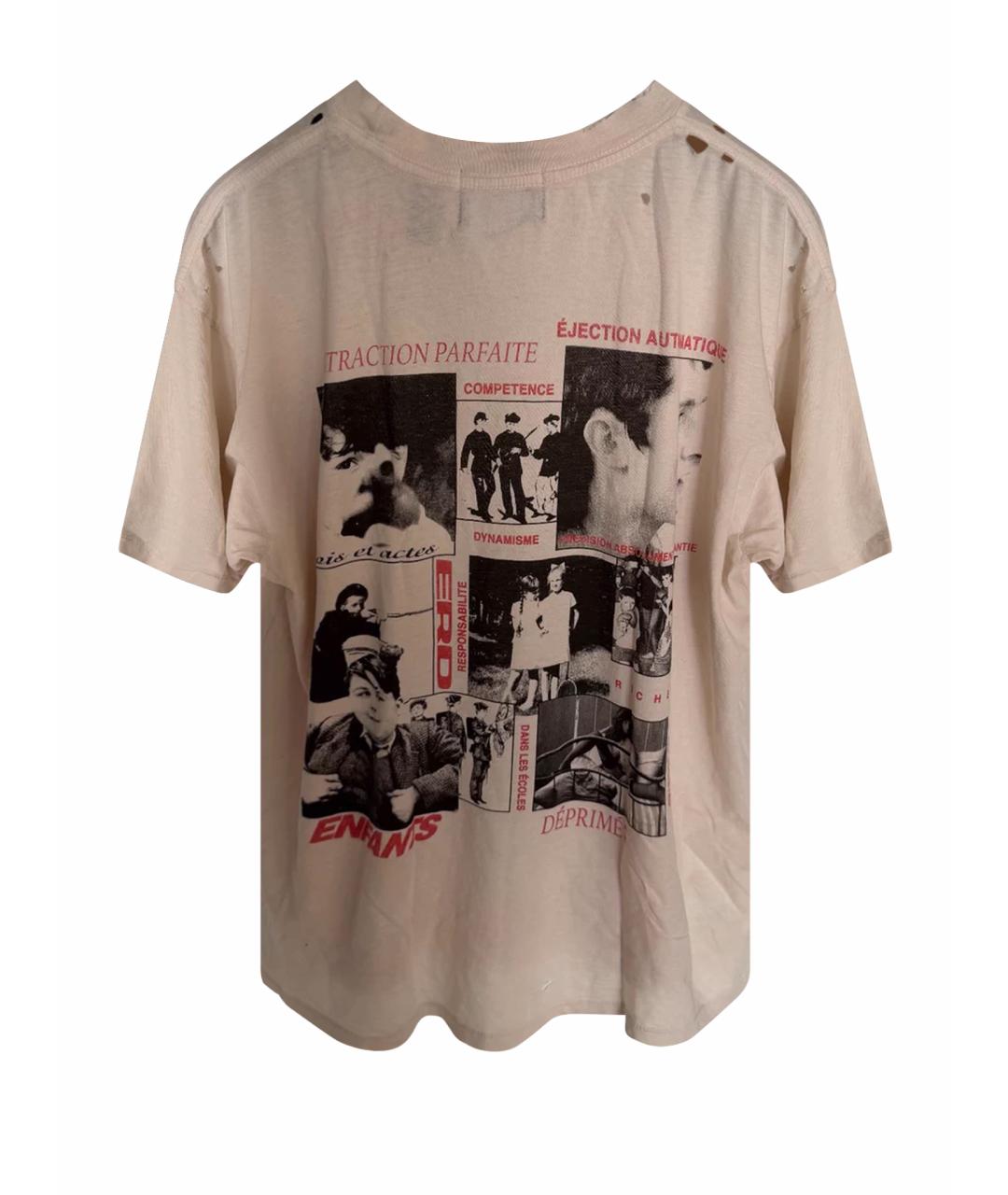 Enfants Riches Déprimés Бежевая хлопковая футболка, фото 1