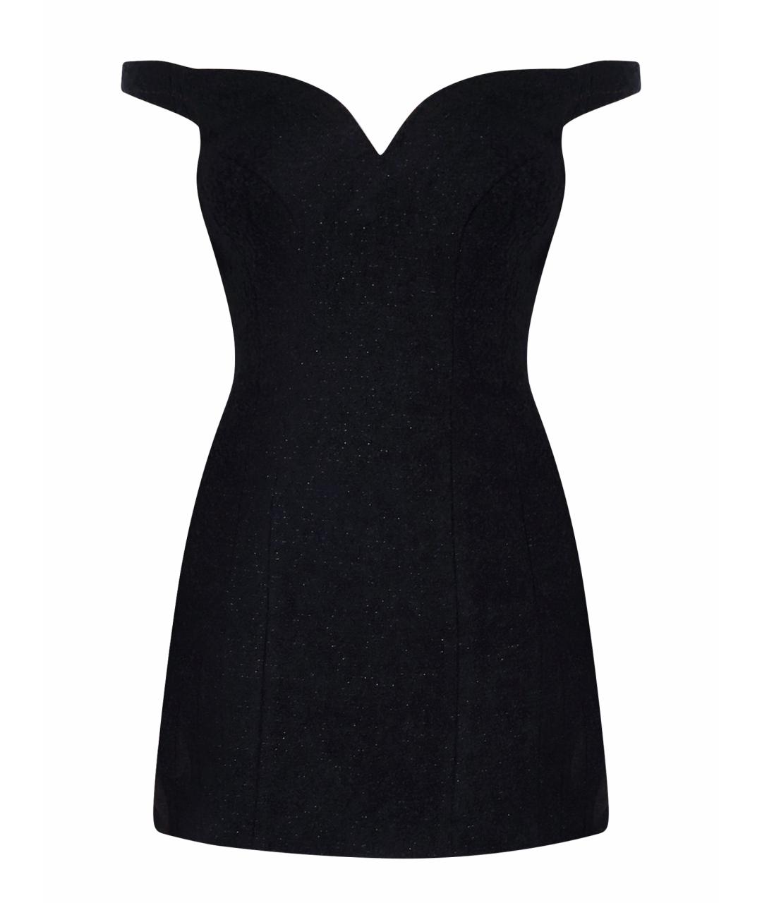 SELF-PORTRAIT Черное повседневное платье, фото 1