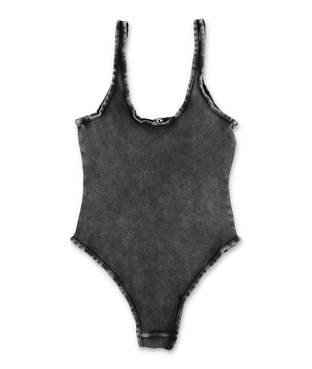 DIESEL Черный хлопковый купальник, фото 3