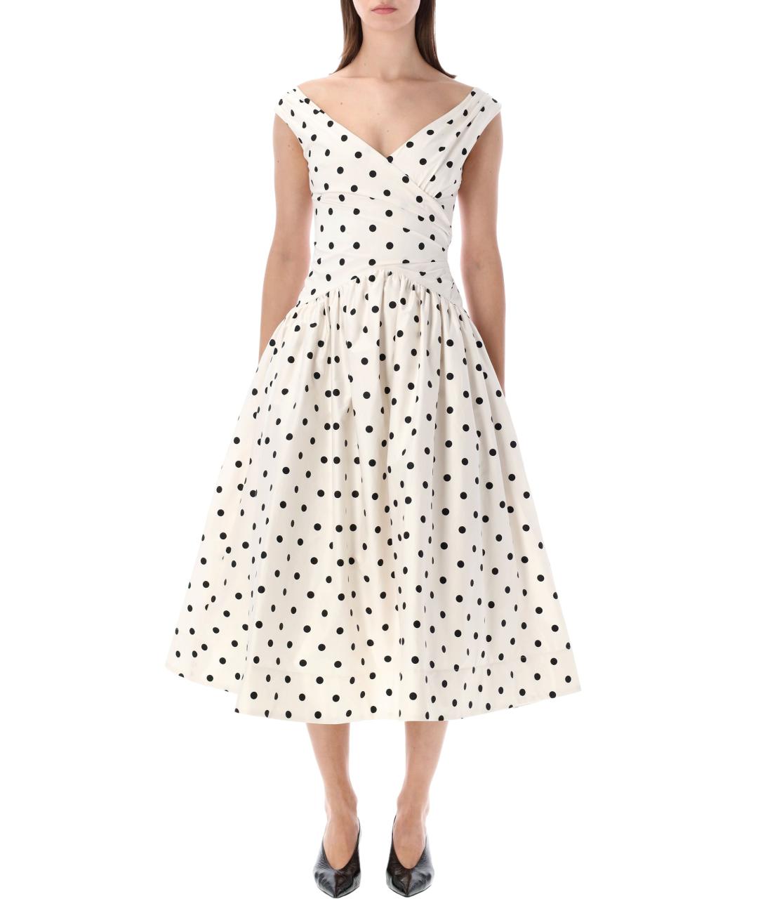 SELF-PORTRAIT Мульти хлопковое повседневное платье, фото 2