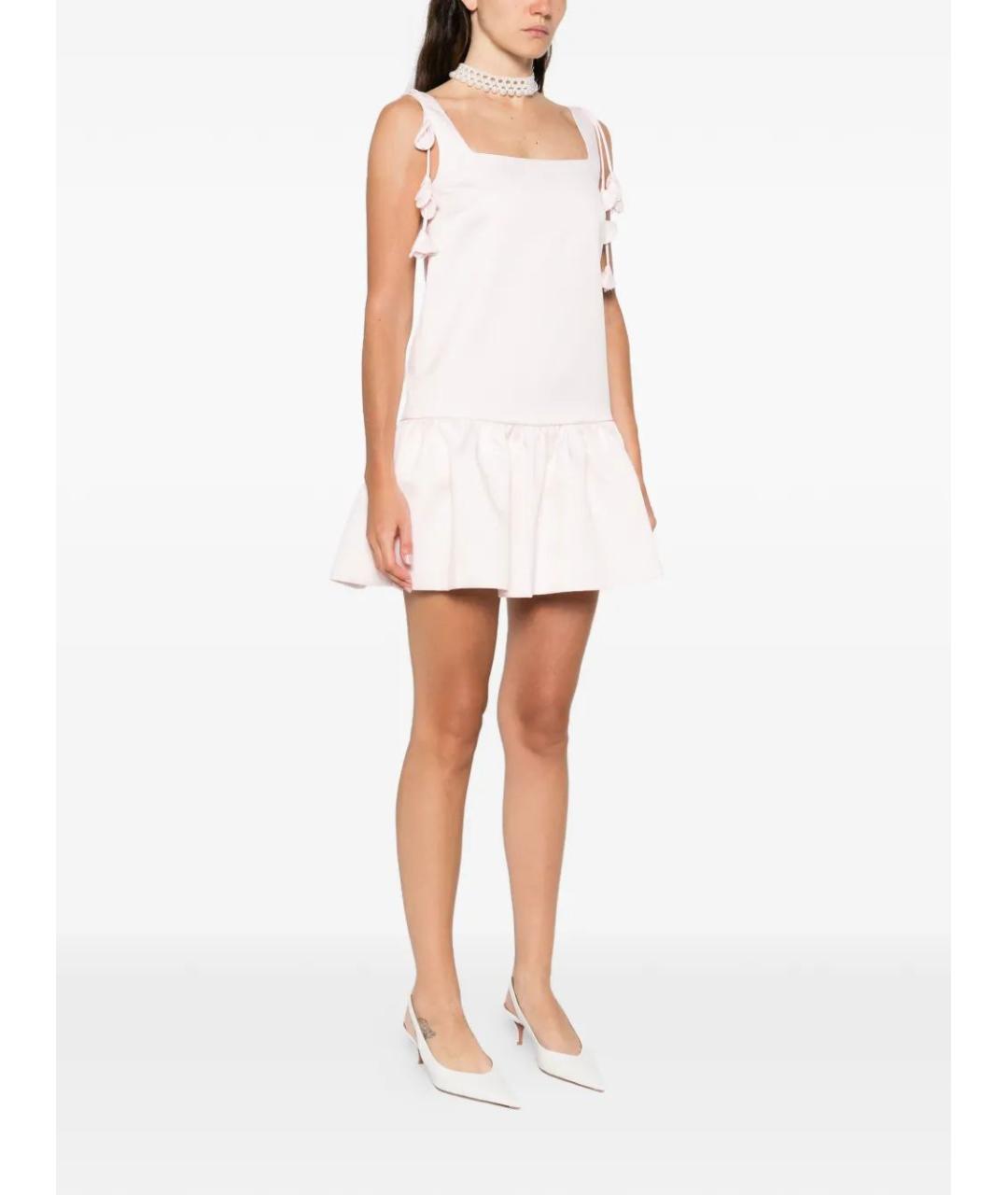 SELF-PORTRAIT Розовое повседневное платье, фото 2