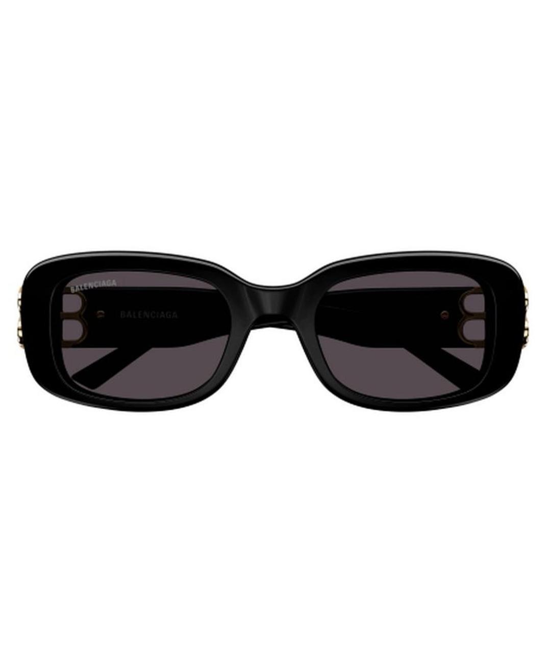 BALENCIAGA Черные пластиковые солнцезащитные очки, фото 2