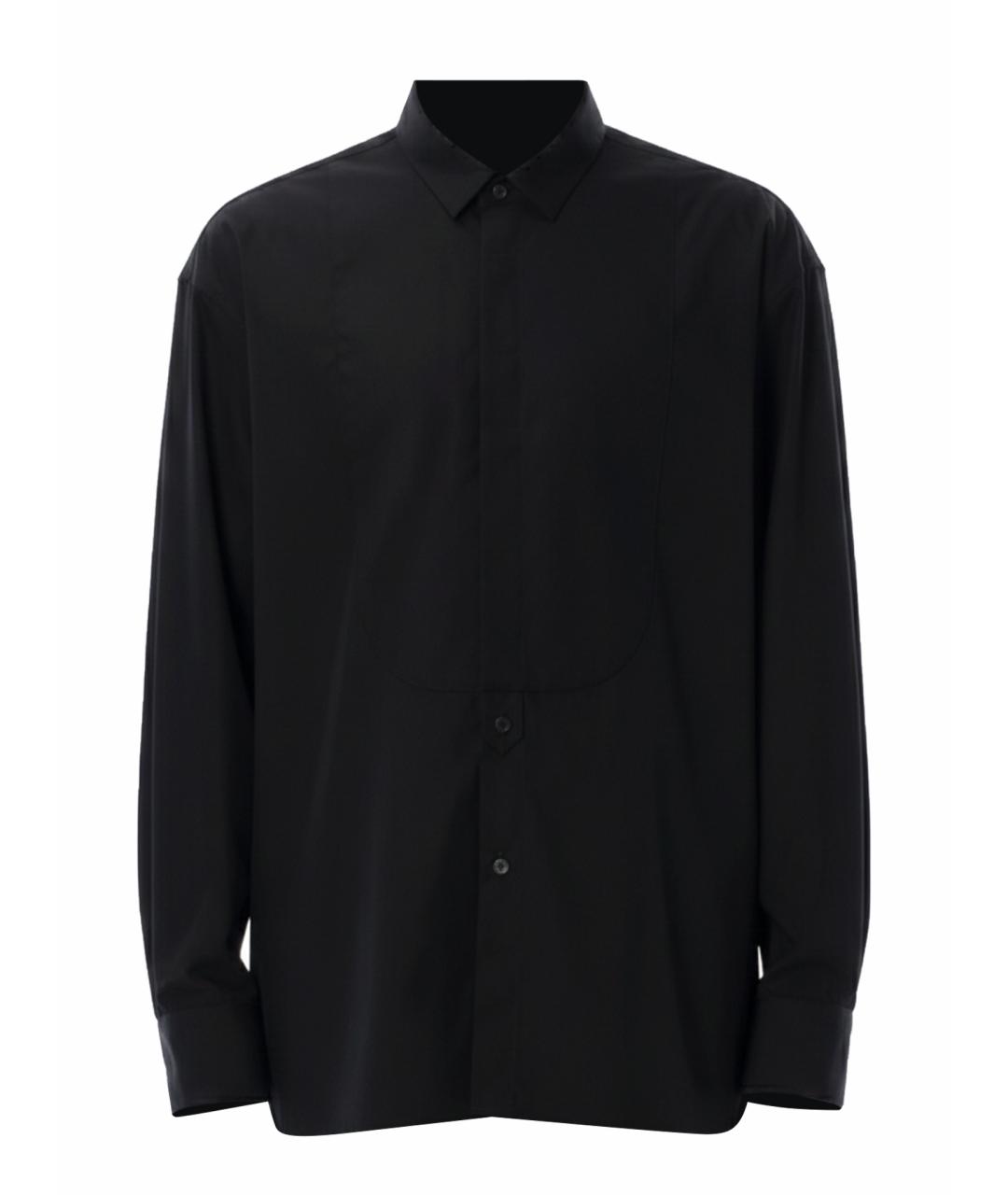 DRIES VAN NOTEN Черная хлопковая кэжуал рубашка, фото 1