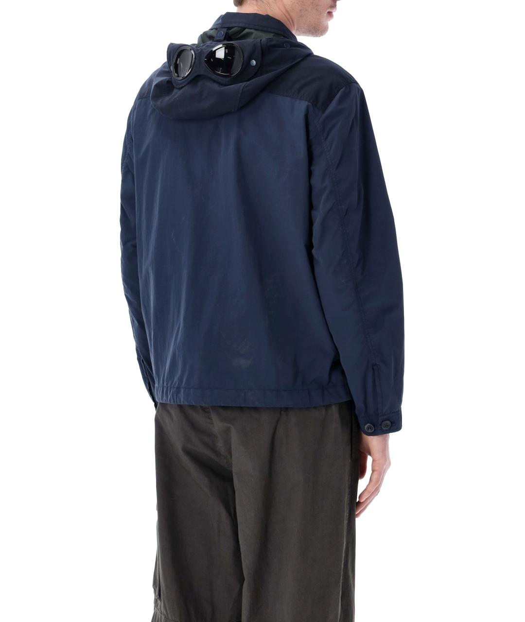 CP COMPANY Синяя полиамидовая куртка, фото 2