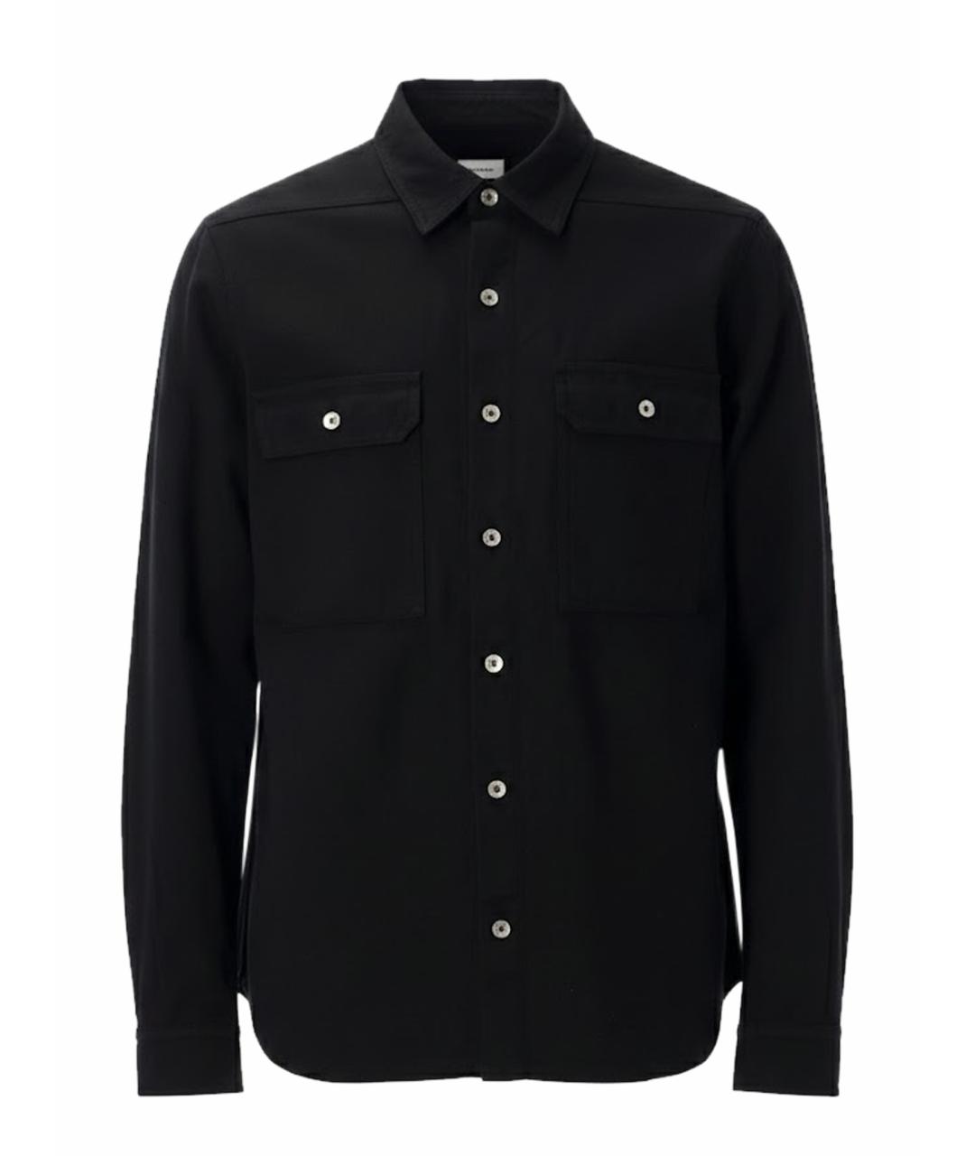 RICK OWENS Черная хлопковая куртка, фото 1