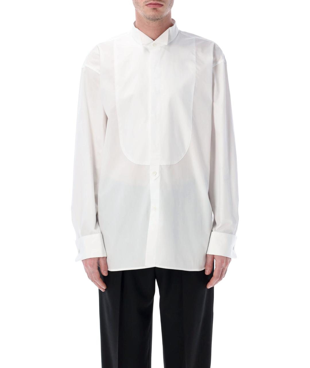 DRIES VAN NOTEN Белая хлопковая кэжуал рубашка, фото 4