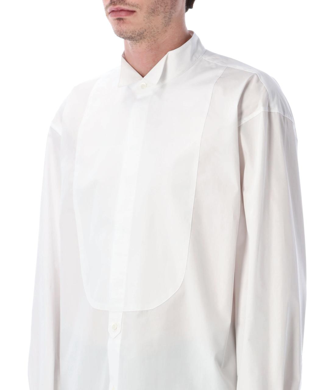 DRIES VAN NOTEN Белая хлопковая кэжуал рубашка, фото 3