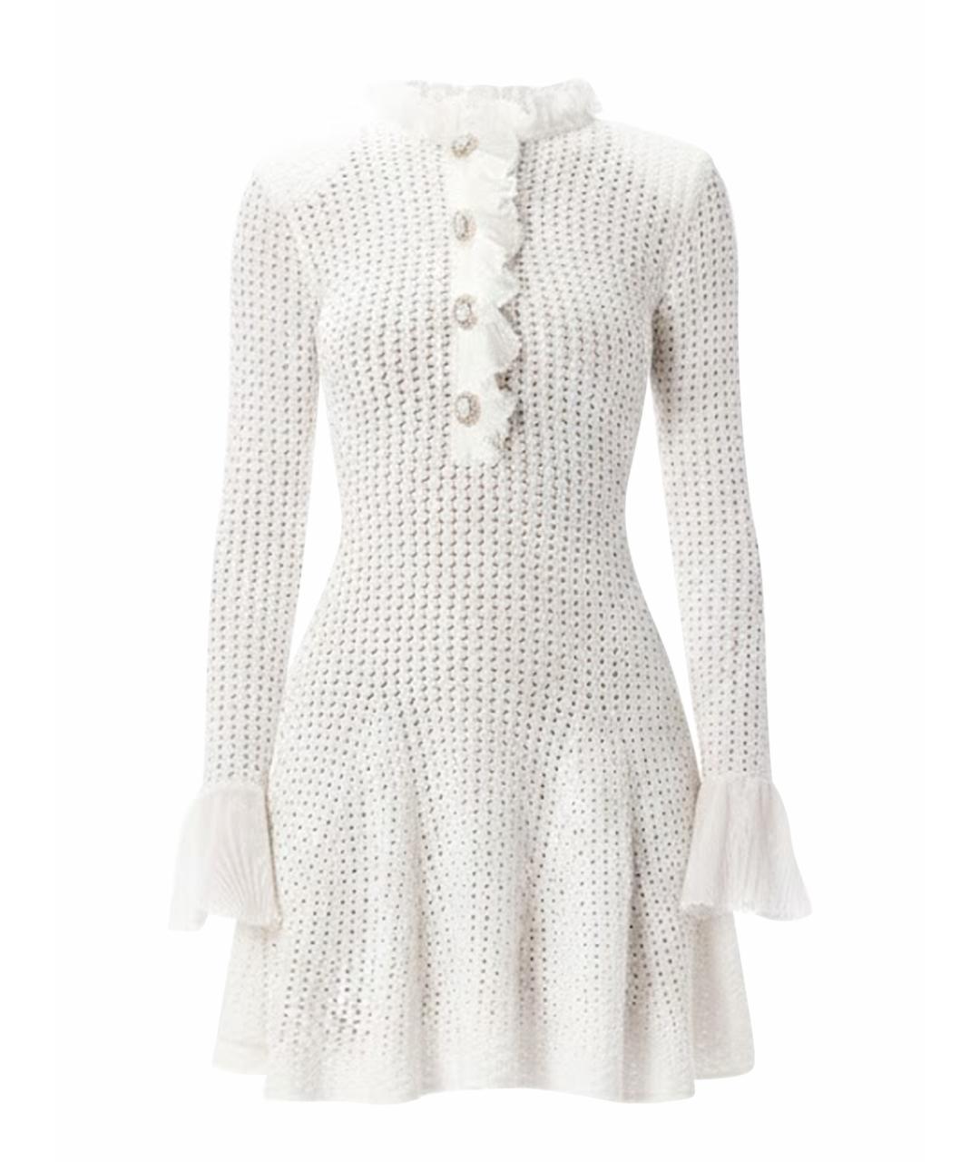 SELF-PORTRAIT Белое хлопковое повседневное платье, фото 1