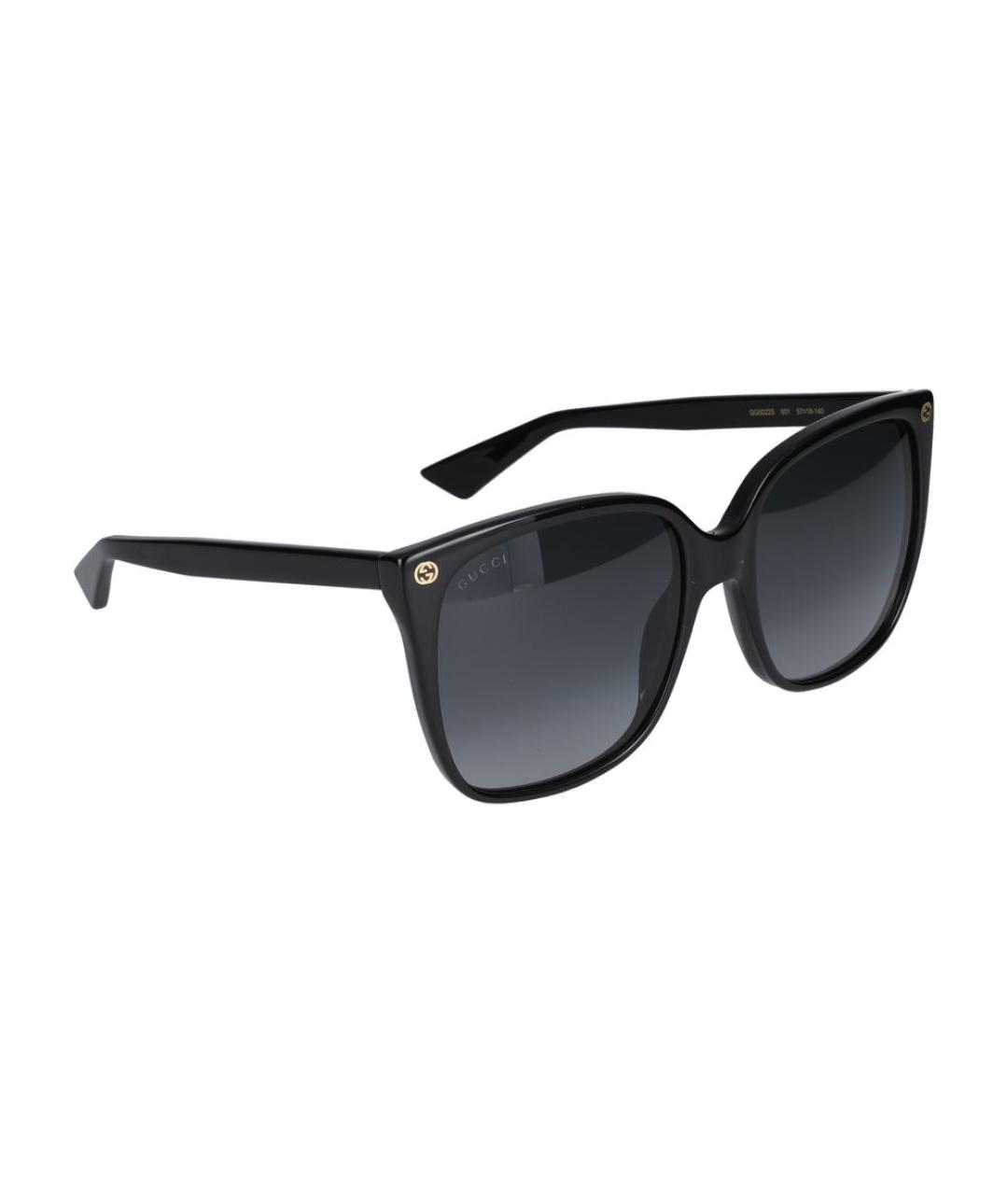 GUCCI Черные пластиковые солнцезащитные очки, фото 4