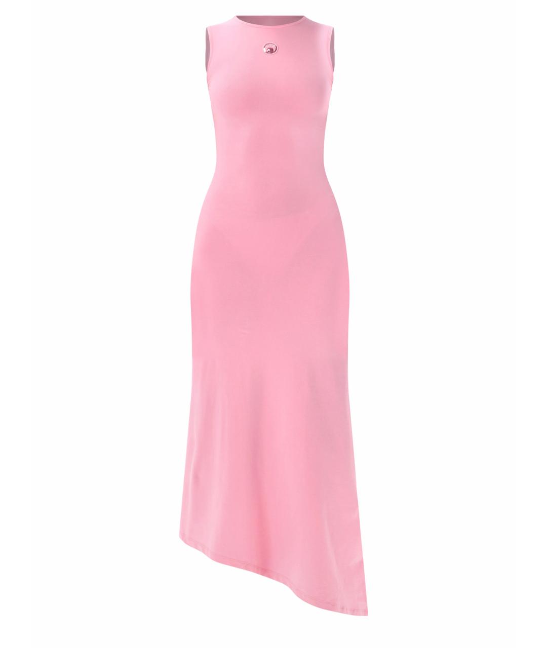 MARINE SERRE Розовое повседневное платье, фото 1