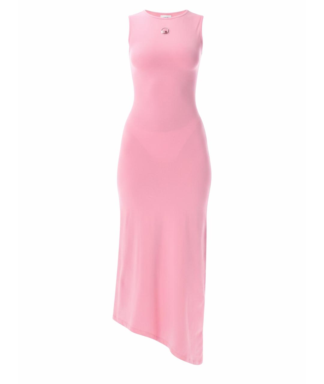 MARINE SERRE Розовое повседневное платье, фото 4