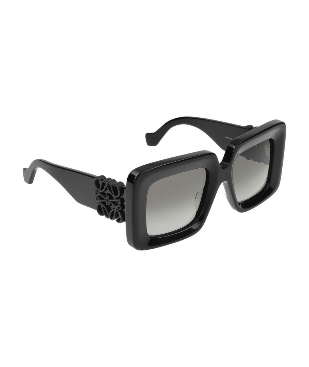 LOEWE Черные пластиковые солнцезащитные очки, фото 4