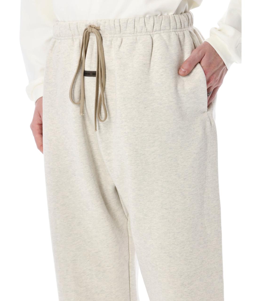 FEAR OF GOD ESSENTIALS Бежевые хлопковые повседневные брюки, фото 3
