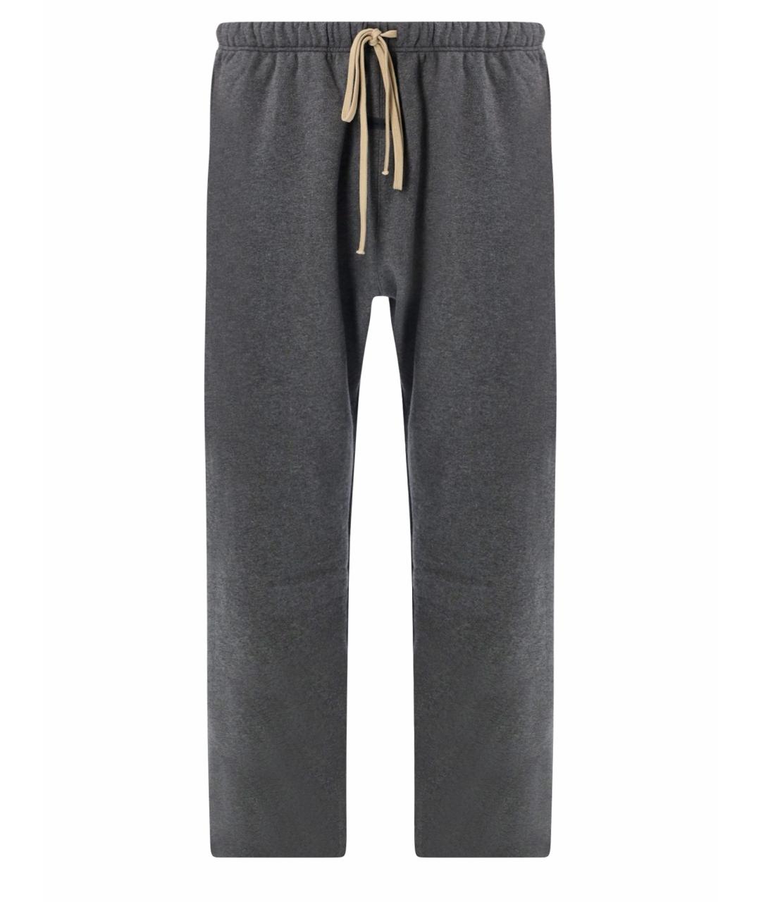FEAR OF GOD ESSENTIALS Серые хлопковые повседневные брюки, фото 1