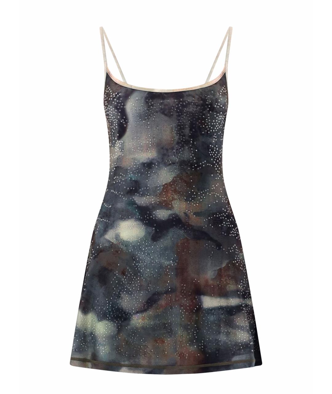 DIESEL Синее полиамидовое повседневное платье, фото 1