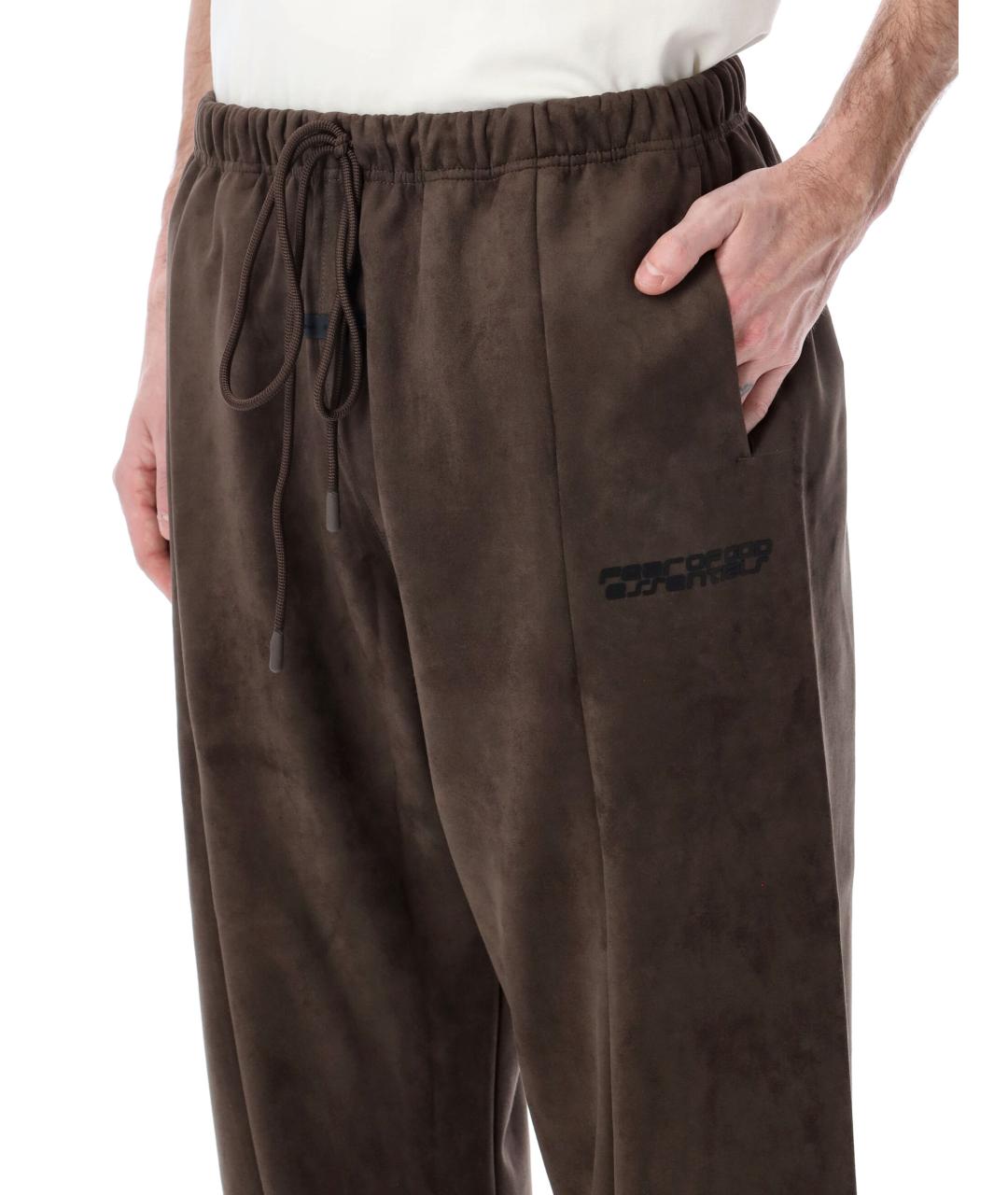 FEAR OF GOD ESSENTIALS Коричневые повседневные брюки, фото 3