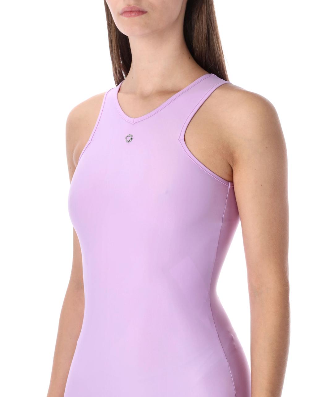 COPERNI Фиолетовое полиамидовое повседневное платье, фото 3