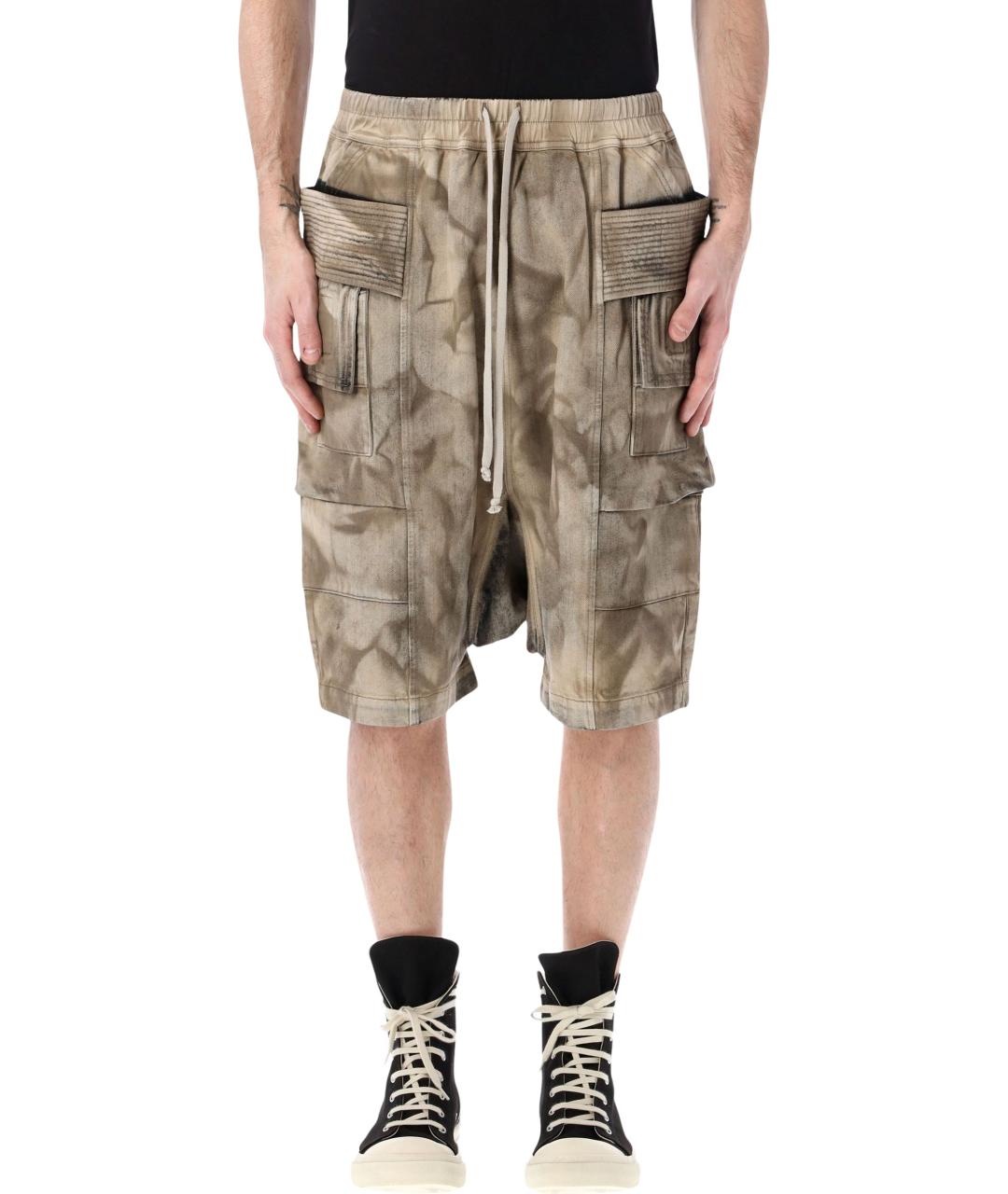 RICK OWENS Хлопковые шорты, фото 4