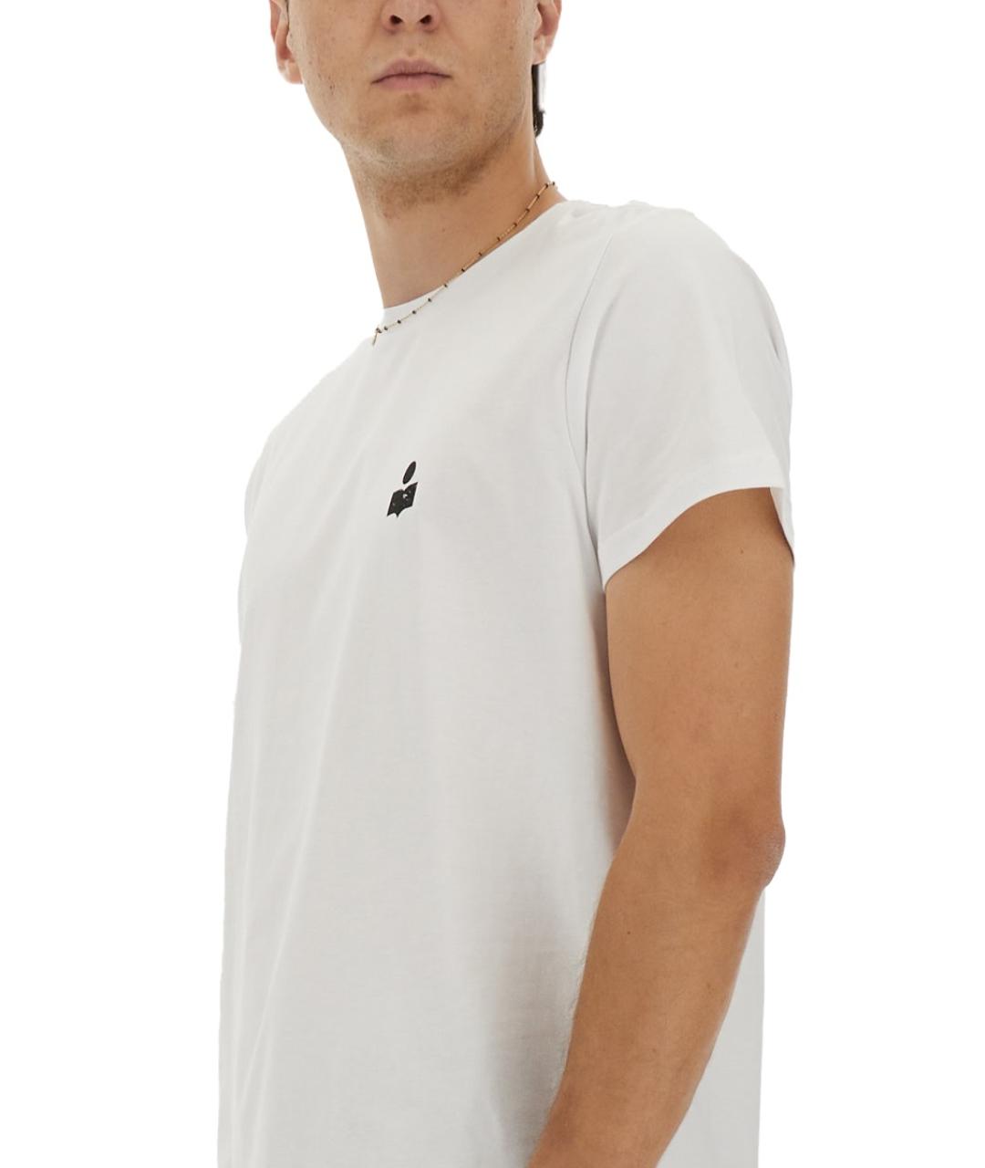 ISABEL MARANT Белая хлопковая футболка, фото 4