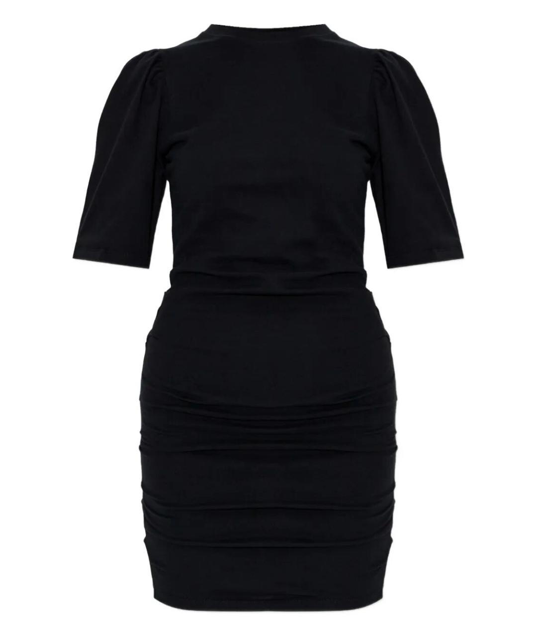 ISABEL MARANT Черное хлопковое повседневное платье, фото 2