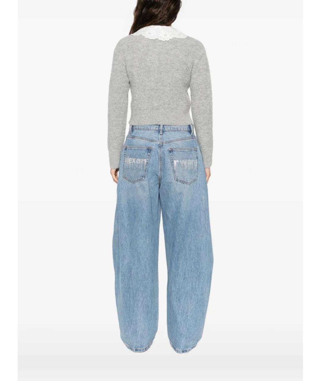 SELF-PORTRAIT Серый полиэстеровый кардиган, фото 4