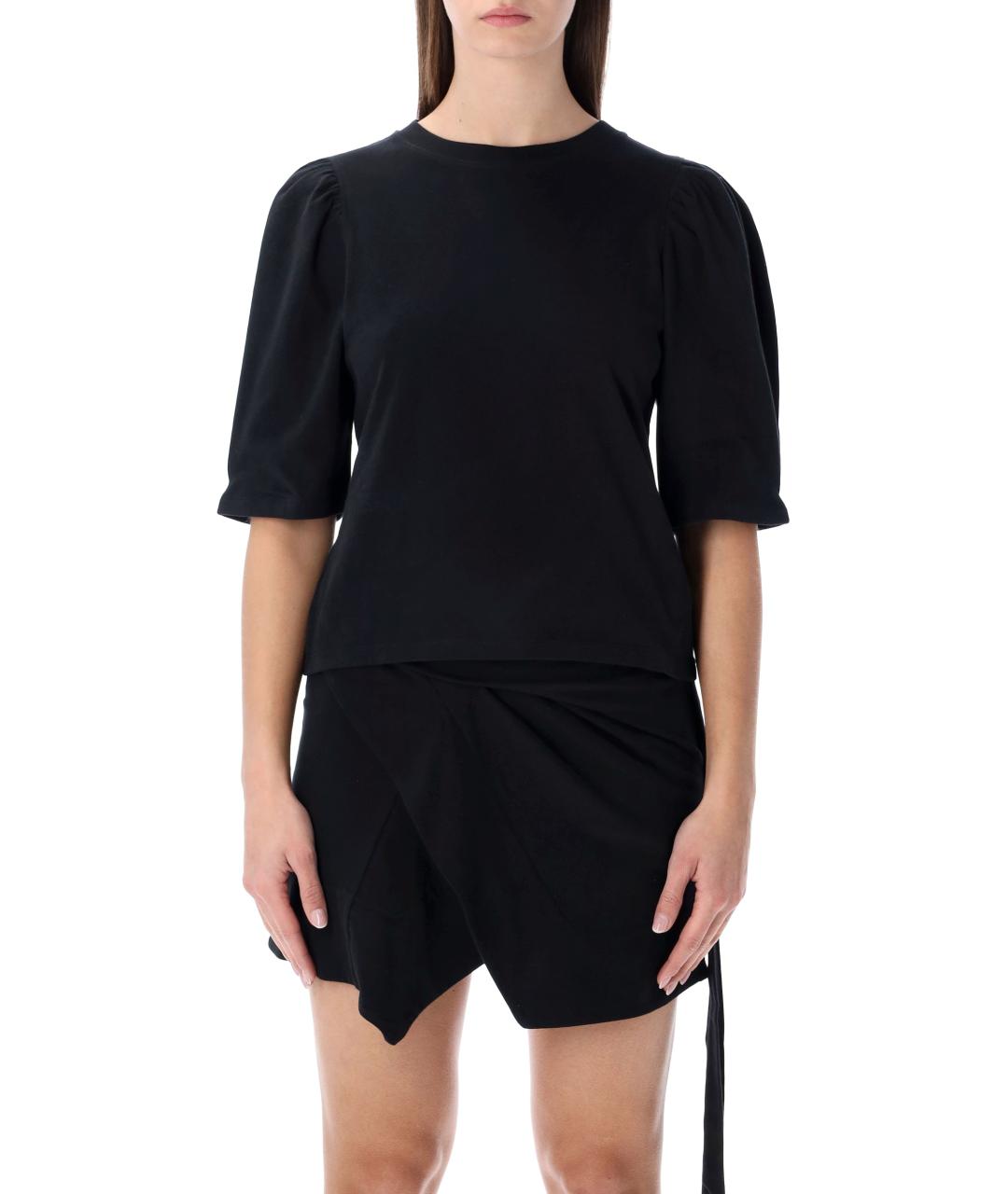 ISABEL MARANT Черная хлопковая футболка, фото 1