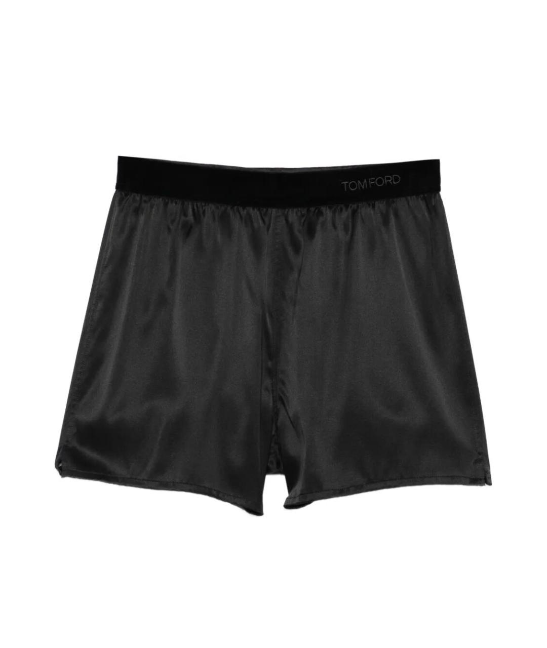 TOM FORD Черные шелковые шорты, фото 1