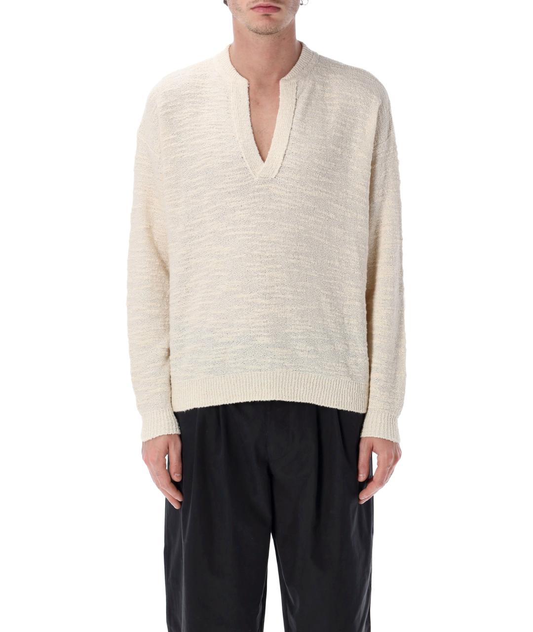 ISABEL MARANT Бежевый хлопковый джемпер / свитер, фото 1