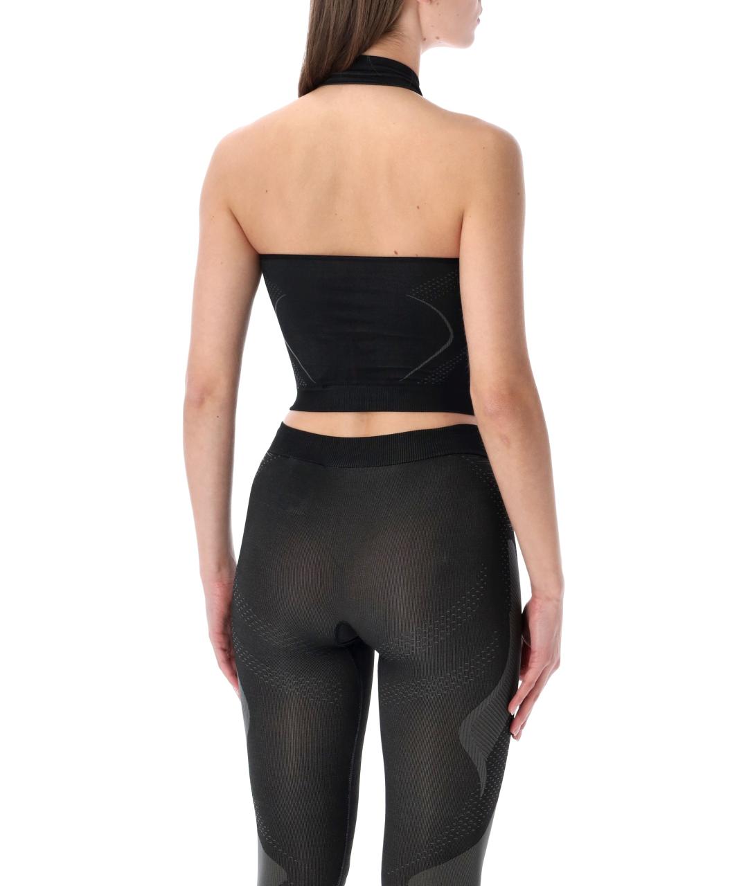 OFF-WHITE Черная полиамидовая майка, фото 2