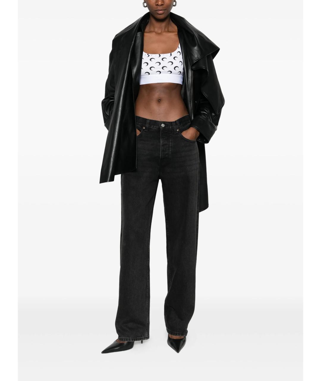 MARINE SERRE Белая полиамидовая майка, фото 2