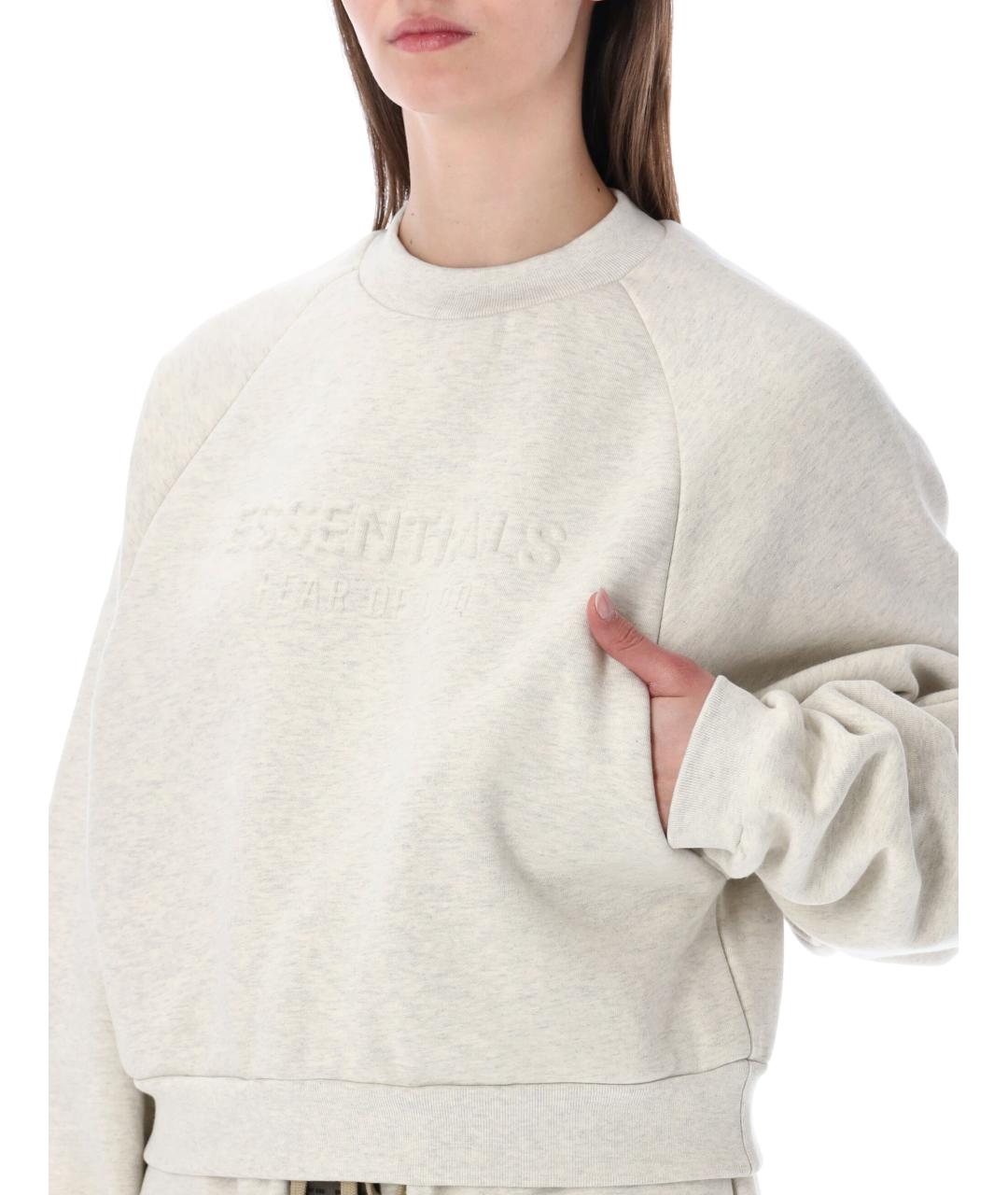 FEAR OF GOD ESSENTIALS Бежевый хлопковый джемпер / свитер, фото 3