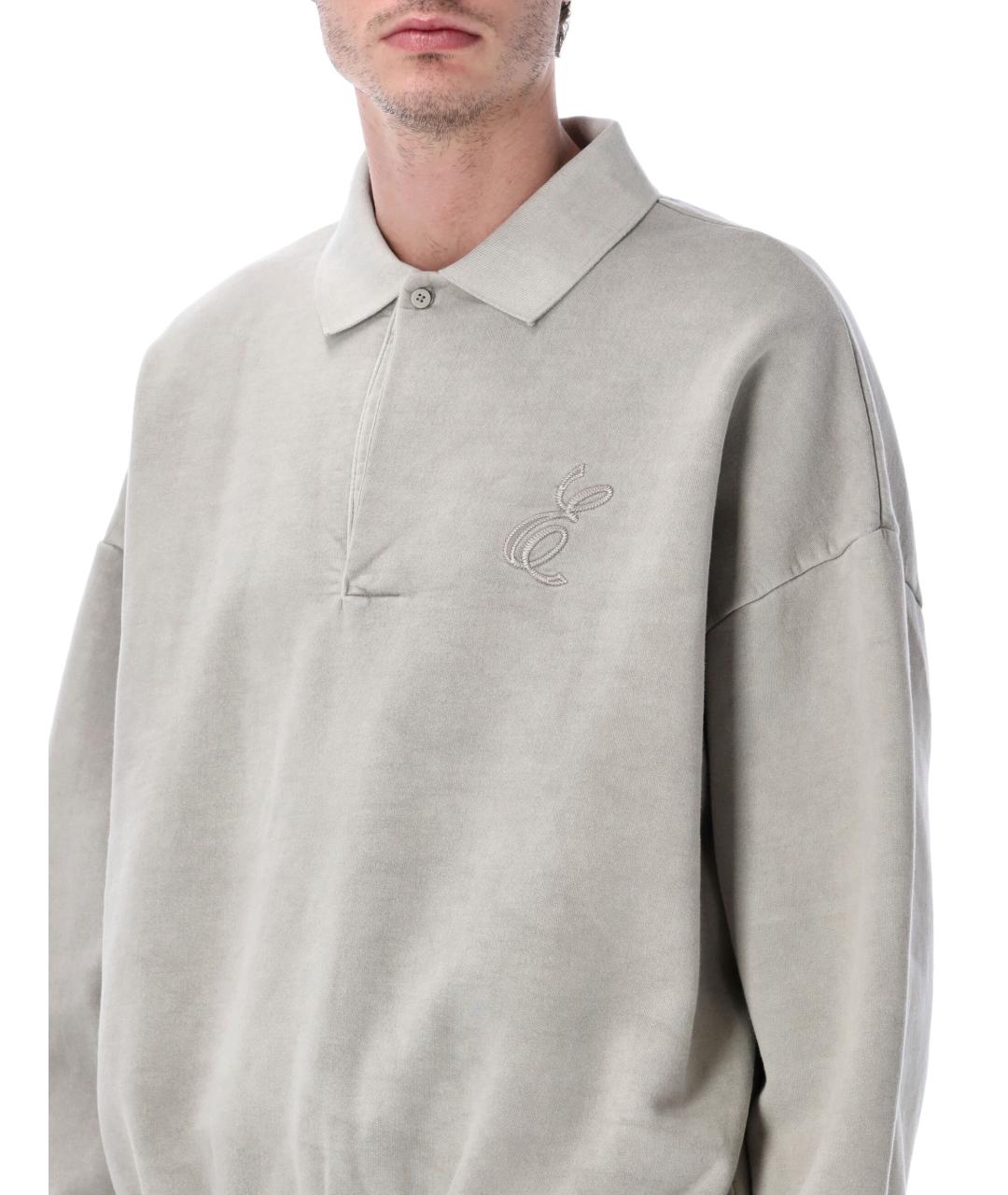 FEAR OF GOD ESSENTIALS Серый хлопковый джемпер / свитер, фото 3