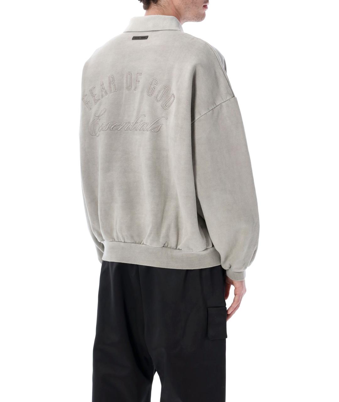 FEAR OF GOD ESSENTIALS Серый хлопковый джемпер / свитер, фото 2