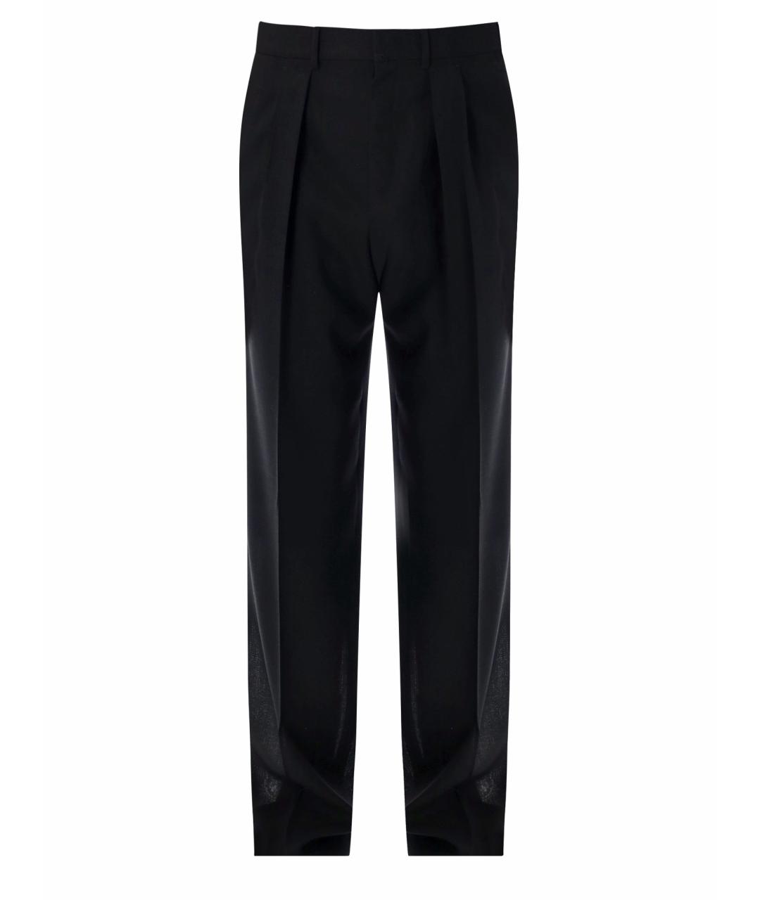 TOM FORD Черные шерстяные повседневные брюки, фото 1