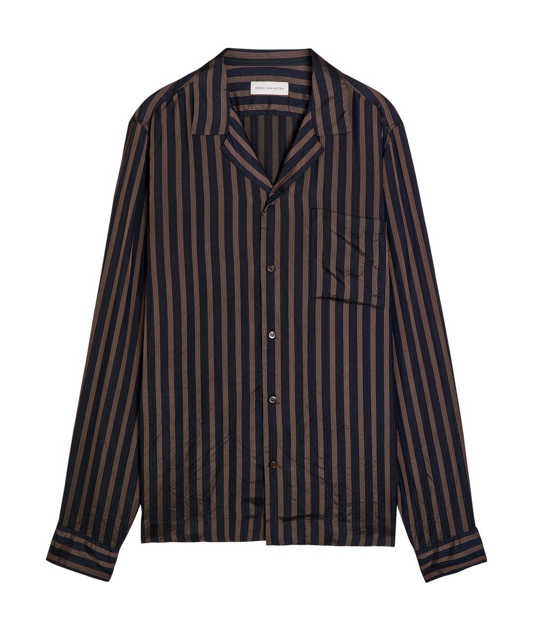 DRIES VAN NOTEN Синяя кэжуал рубашка, фото 1