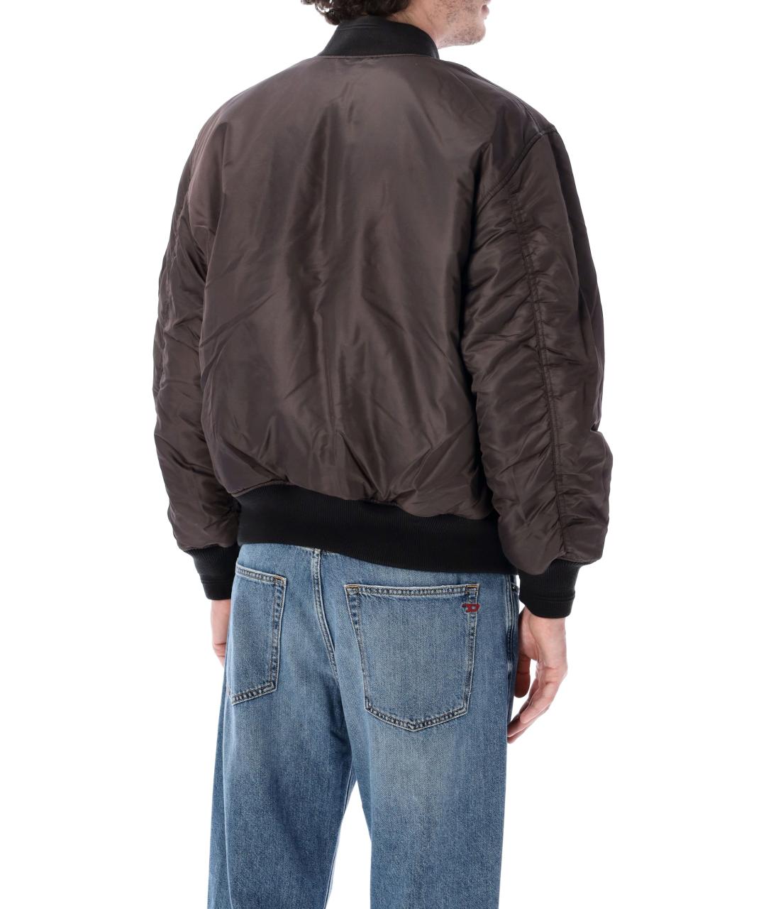 DIESEL Черная полиамидовая куртка, фото 5