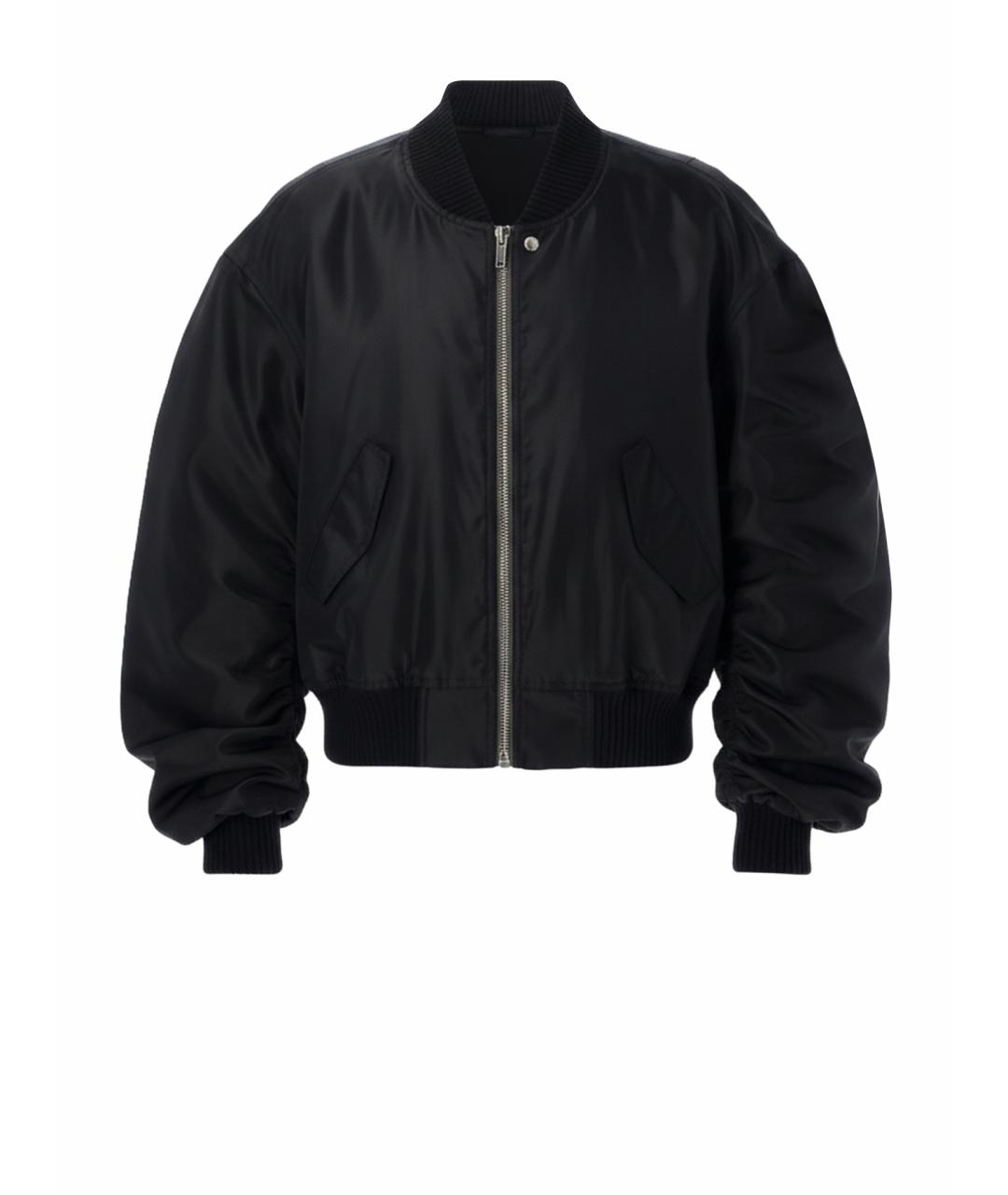 RICK OWENS Черная полиамидовая куртка, фото 1