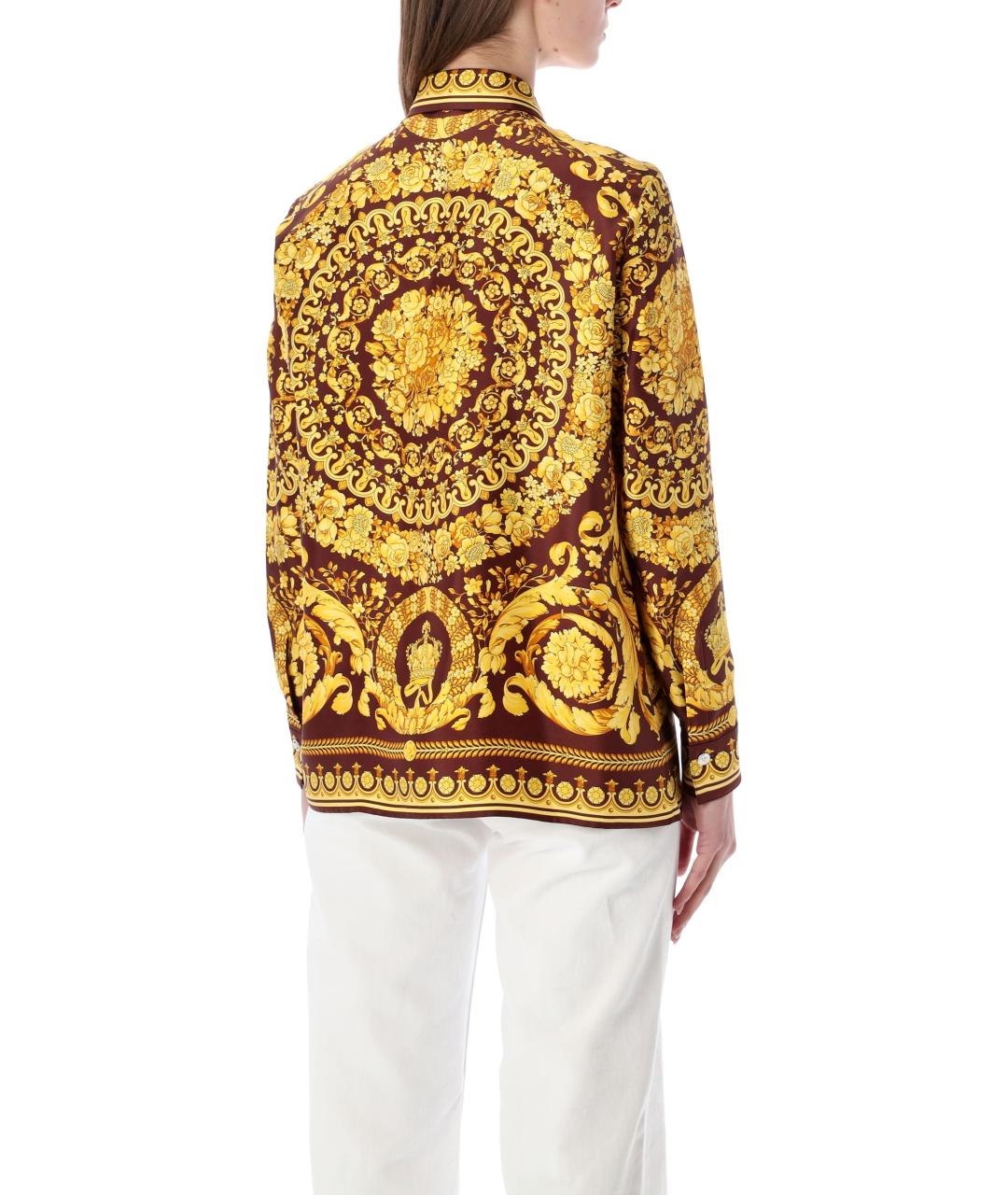 VERSACE Мульти шелковая рубашка, фото 2
