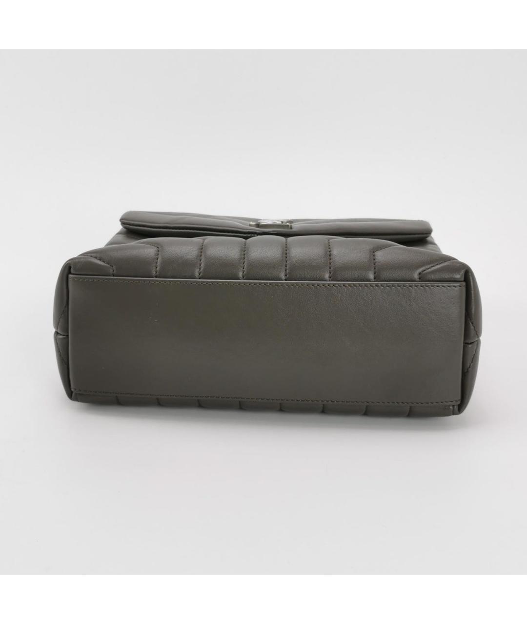 SAINT LAURENT Серая сумка через плечо, фото 6