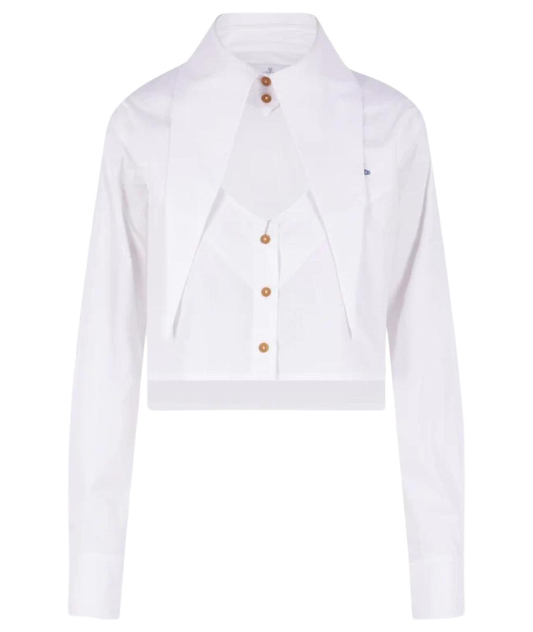 VIVIENNE WESTWOOD Белая хлопковая рубашка, фото 1