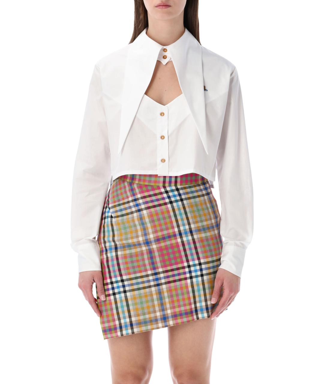 VIVIENNE WESTWOOD Белая хлопковая рубашка, фото 2