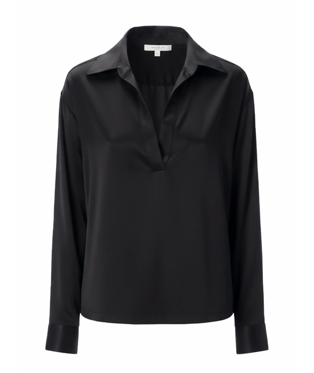 TOM FORD Черная шелковая рубашка, фото 1