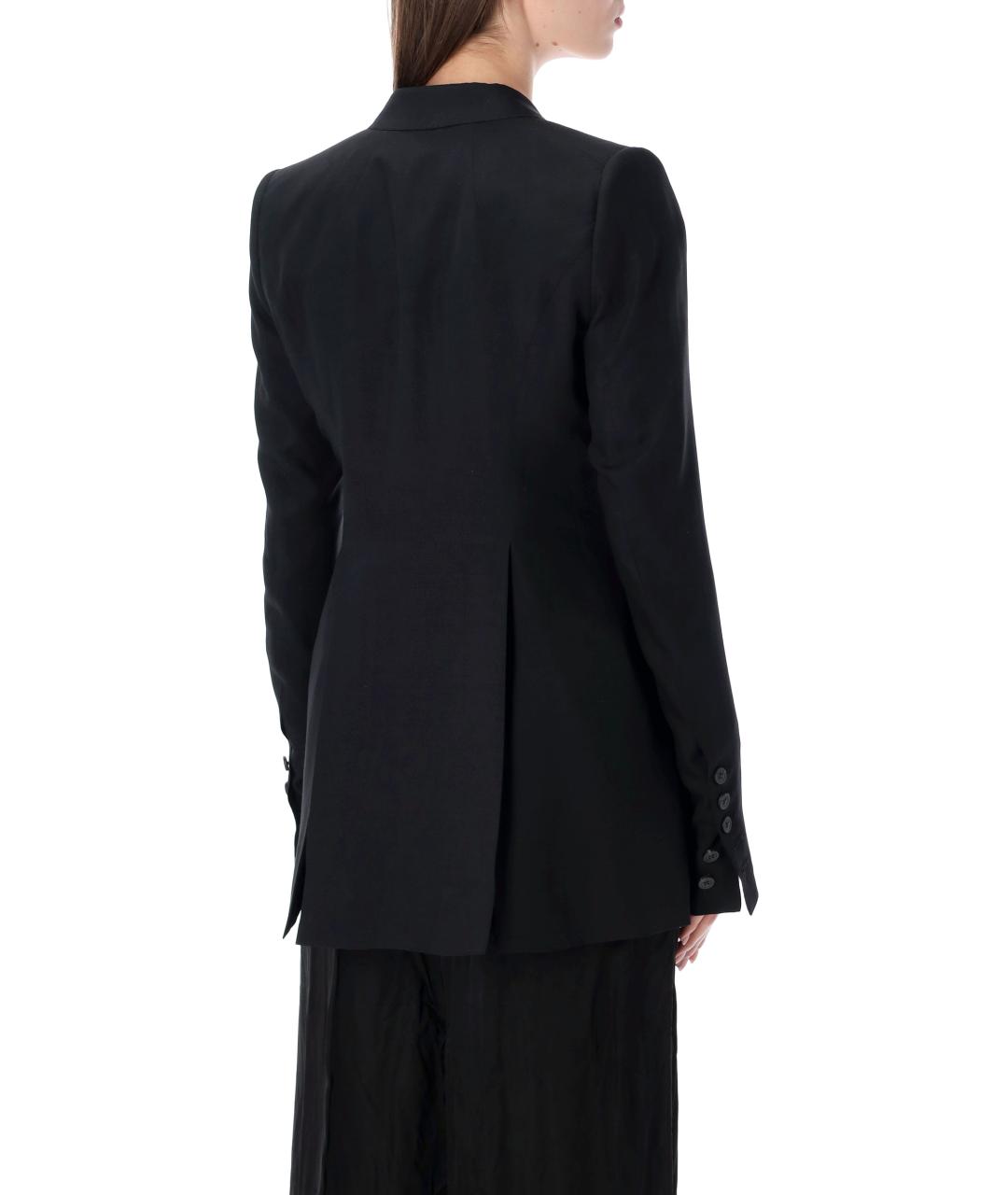 RICK OWENS Черный шерстяной жакет/пиджак, фото 2