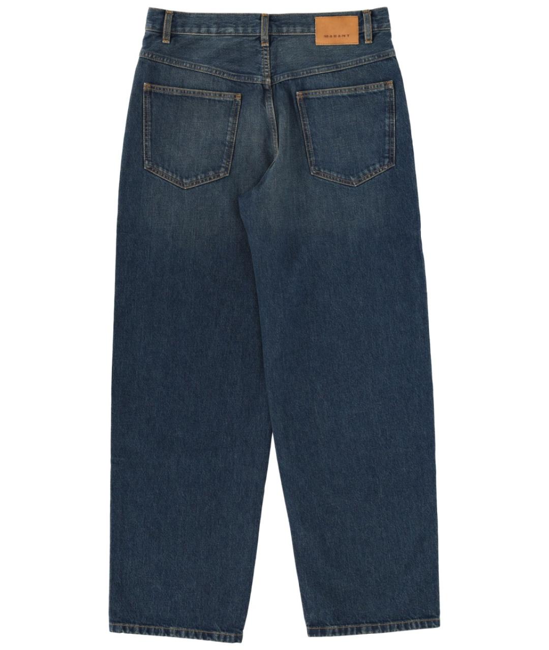 ISABEL MARANT Синие хлопковые повседневные брюки, фото 3