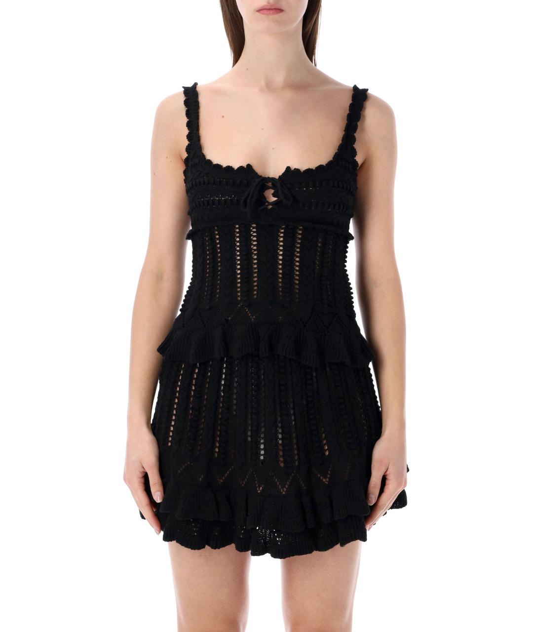 ISABEL MARANT Черная хлопковая майка, фото 1