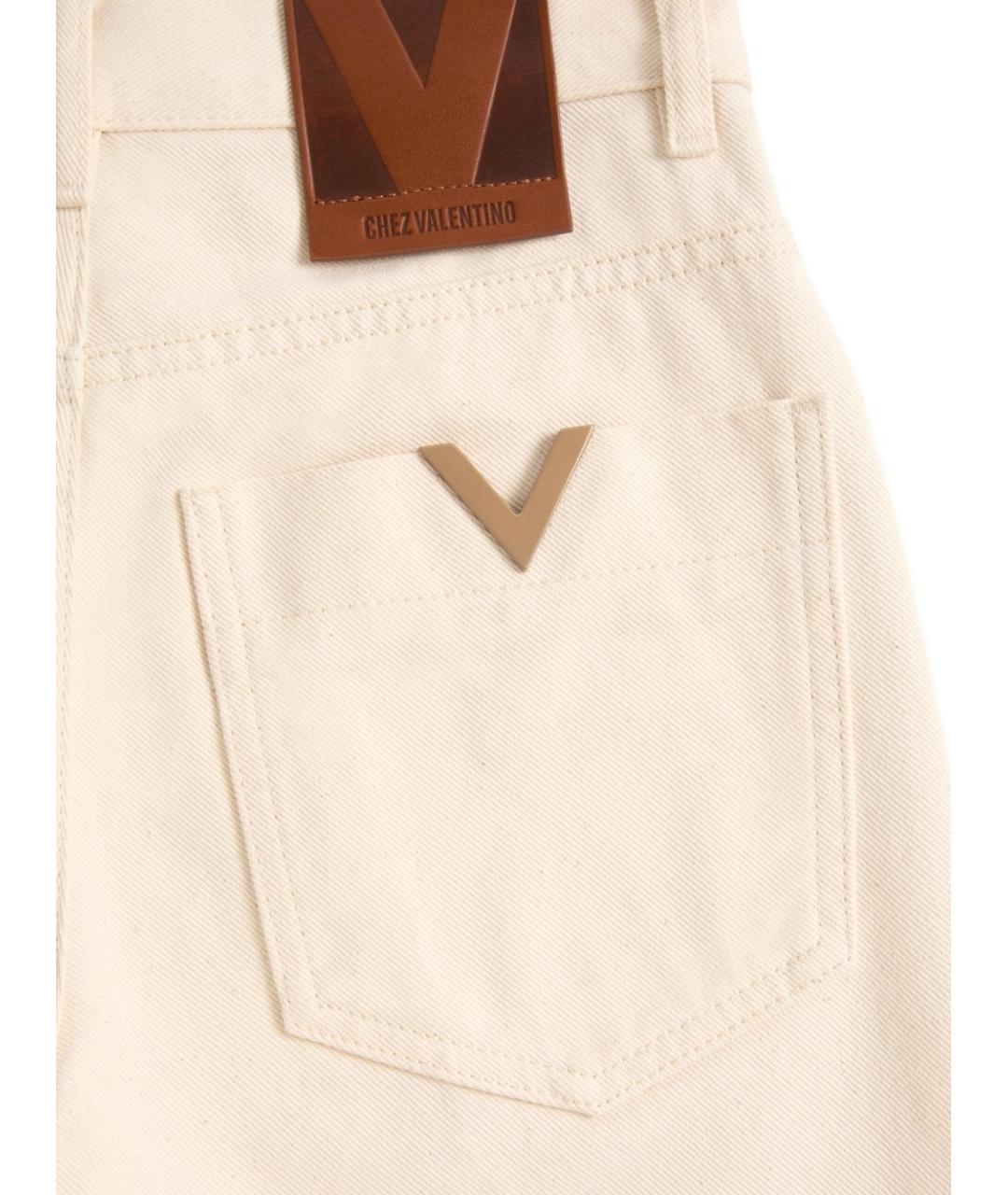 VALENTINO Хлопковые прямые джинсы, фото 3