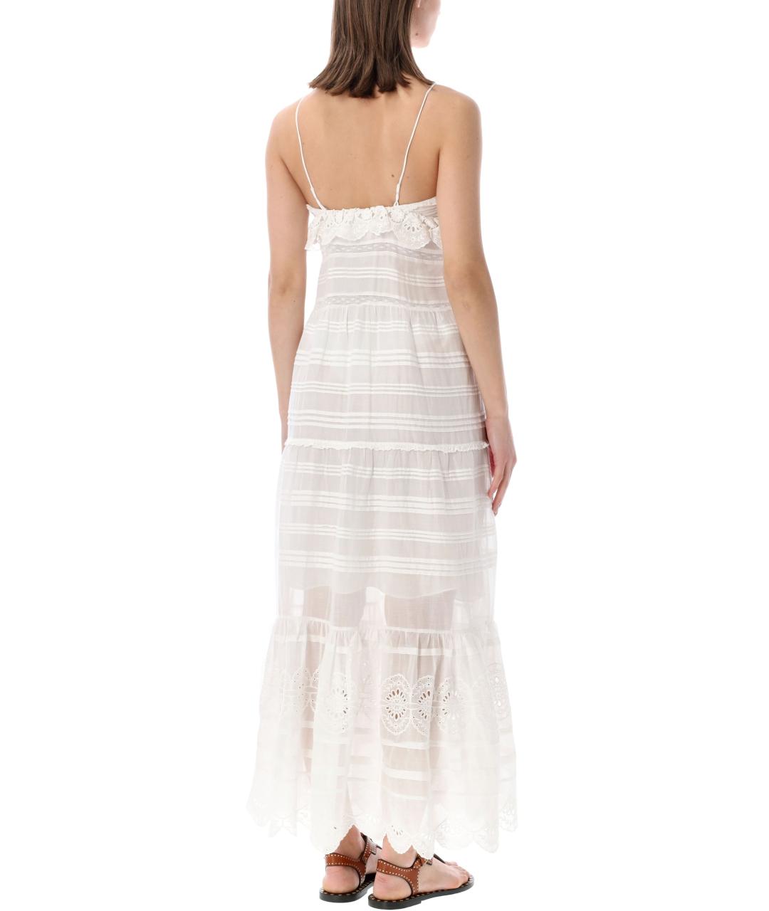 ISABEL MARANT Белый хлопковый сарафан, фото 2